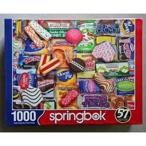 Springbok Snack Treats 1000 pc Kelly Daniels 2020 Complete Cupcakes Pie Sweets